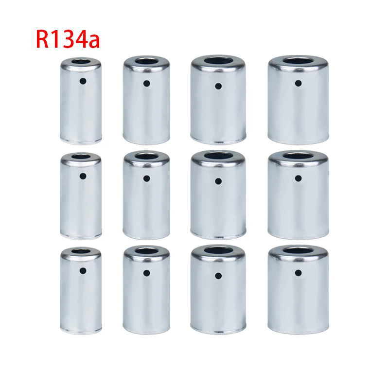 

12 шт./лот, # 6 # 8 # 10 # 12-контактный металлический стальной обжимной наконечник R12 R134a для стандартного/сменного гидравлического шланга с барьером