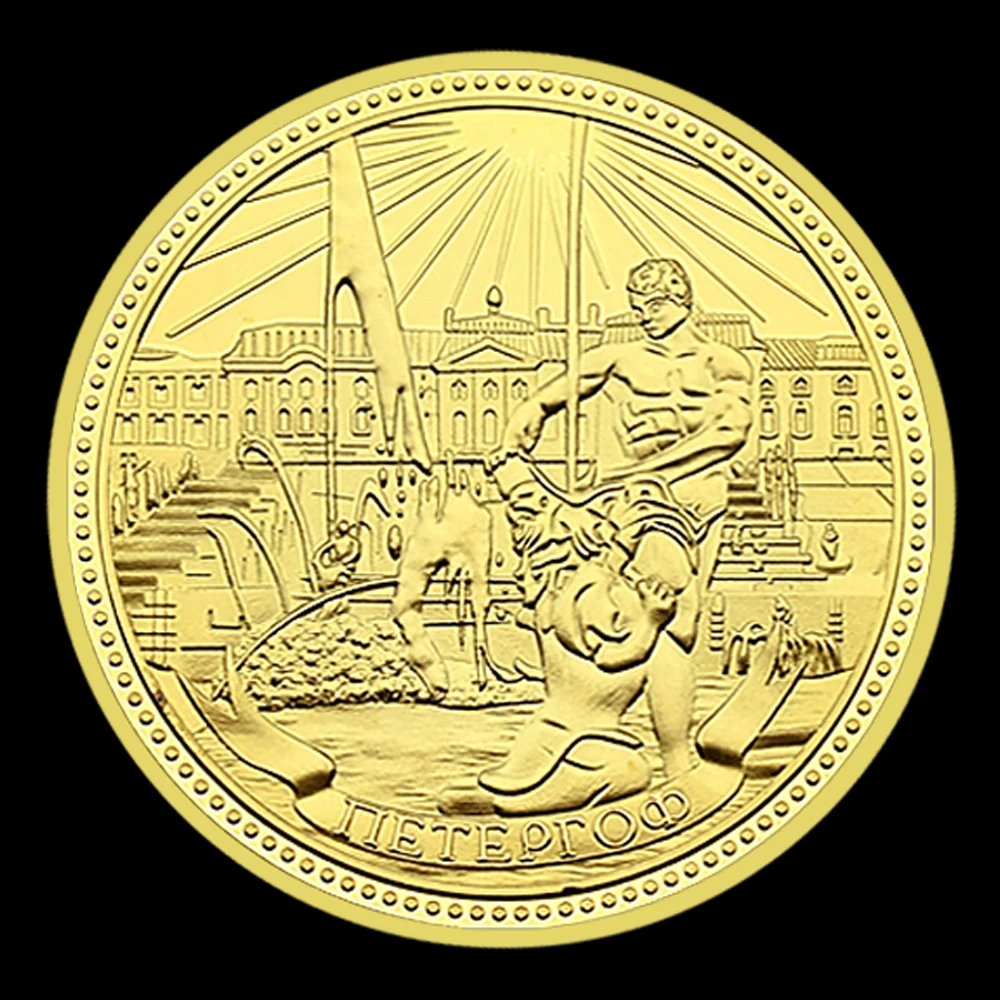 Металлическая памятная монета Kremlin Poccnr Challenge Coin