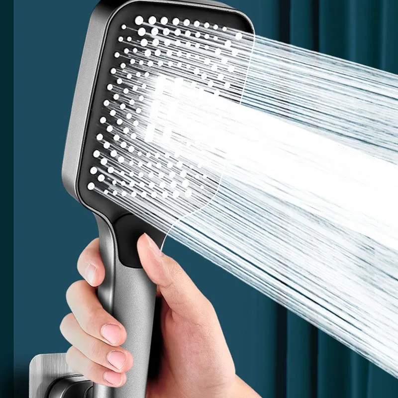 3-режимная Насадка Для Душа С Большой Панелью Вращающаяся Воды Портативные