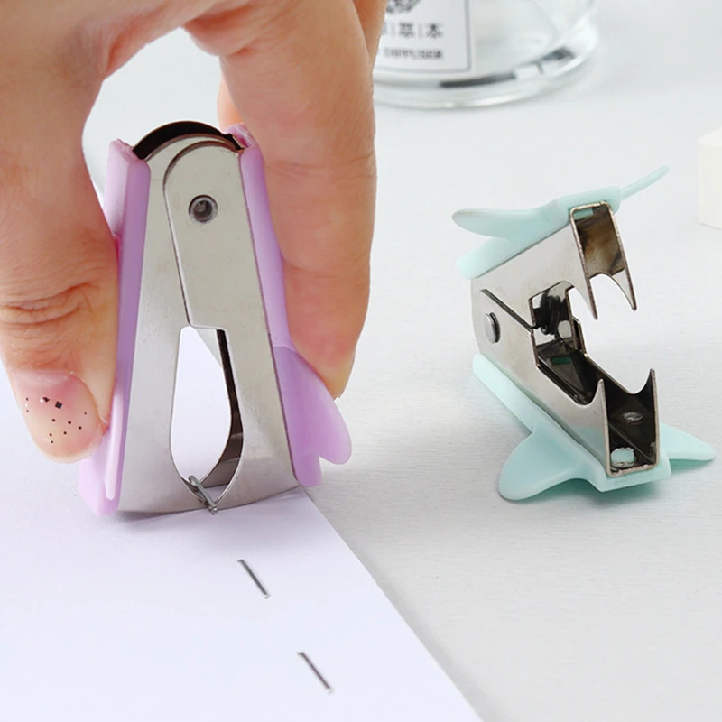 Macaroon Staple Remover Staples Office Supplies General Multifun Mini Stapler Removal Nail Out Extractor Puller Stationery Tools