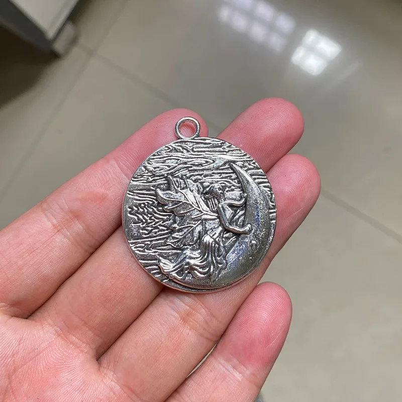 2 шт. 37x14 мм Очаровательная Фея луна корабль DIY Подвеска ручной работы ожерелье серьги аксессуары для изготовления ювелирных изделий Ремесла