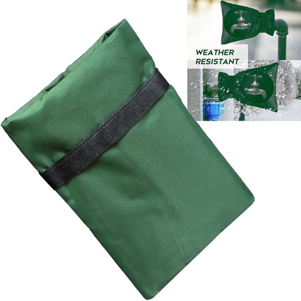 

For Garden Tap Protection Tap Cover Tap Protector 20*14cm 420D Oxford Cloth Dark Green Tap Protector With Strp