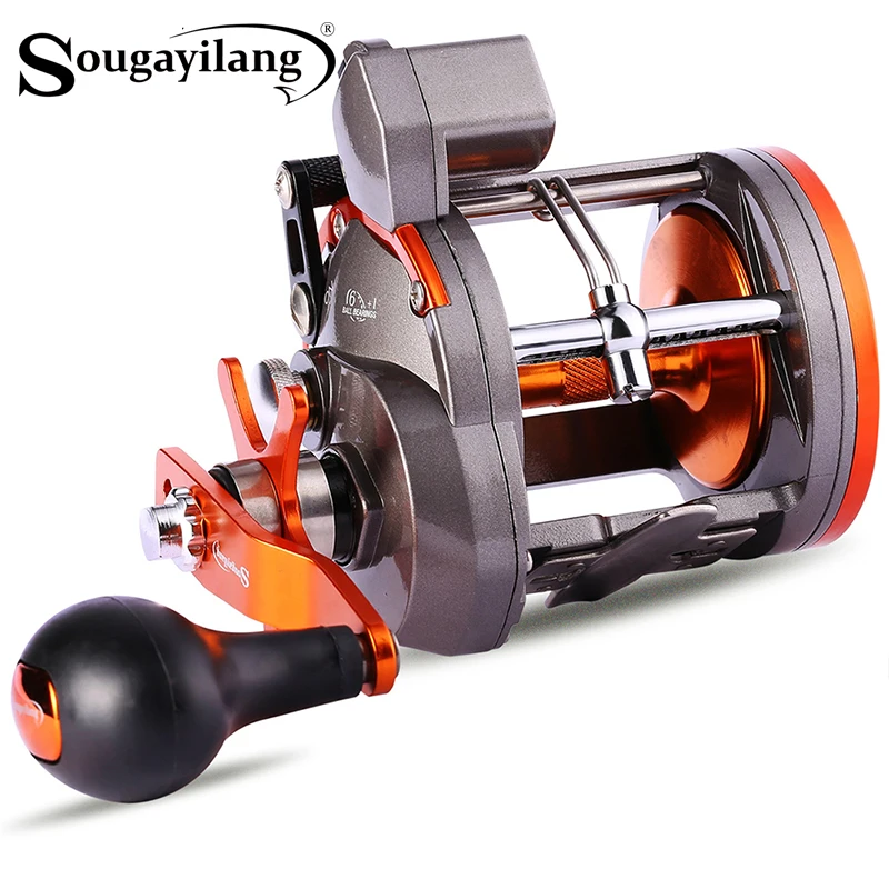 

Sougayilang 6+1BB 30B 40B Strong Trolling Counter Fishing Reel Casting Sea Spinning Wheels Baitcasting Reel Coil Fishing Tackle