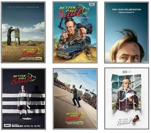 

Better Call Saul Season 1 2 3 4 Movie Print Art Canvas Poster For Living Room Decor Home Wall Picture
