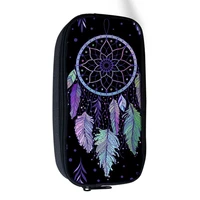 advocator dream catcher pattern pencil bag for students large capacity kids cosmetic bags customized storage pouch free shipping