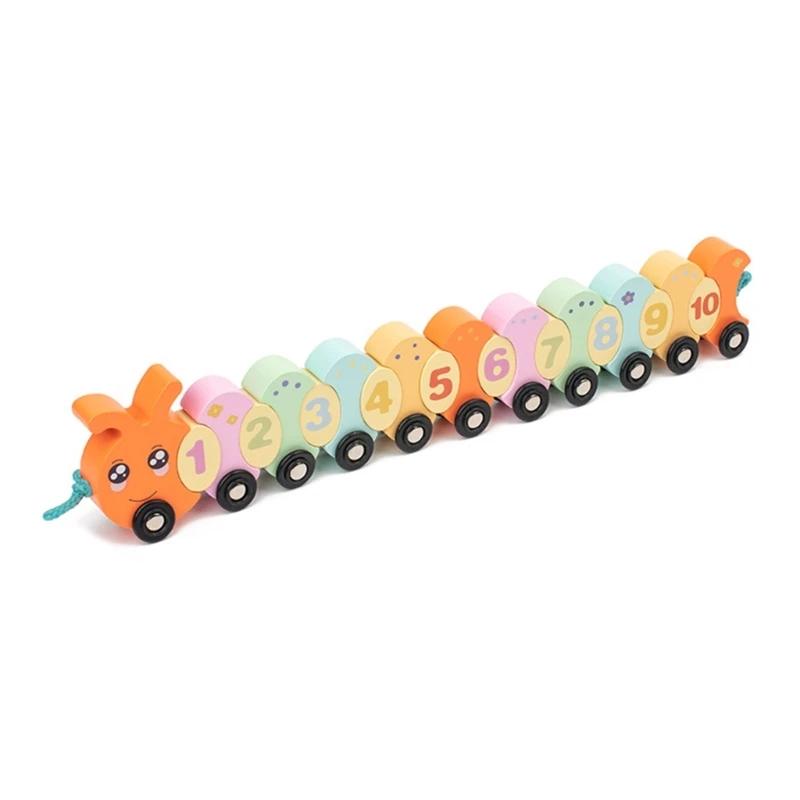 

Children Number Learning Toy Pull Along Toy Brain Development Toy