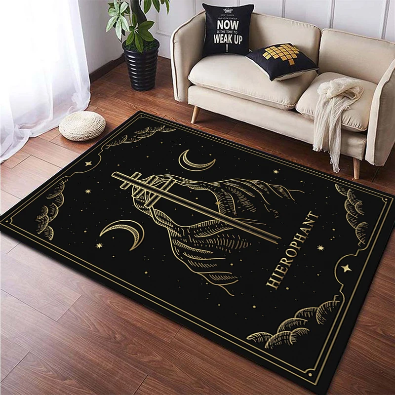 Mysterious symbol divination yoga mat custom carpet Non-slip Rug Play Crawl Floor rugs  for home for bedroom living room rugs