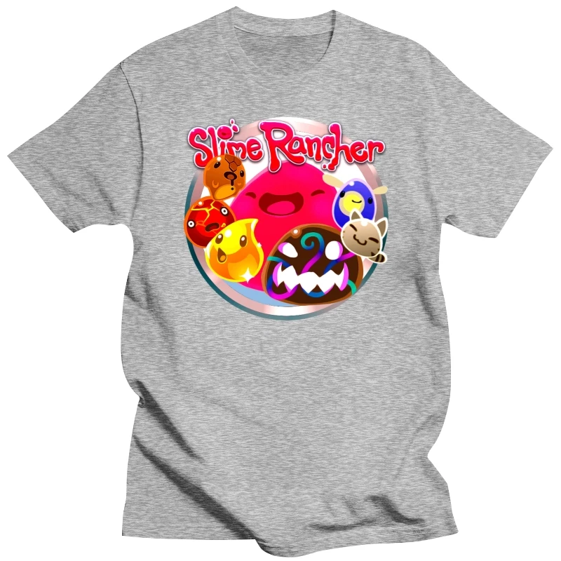 Новая футболка Slime Rancher вдохновленная унисекс 2 цвета для видеоигр крутая 3 ха1