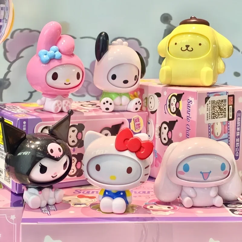 Коллекционная фигурка лица Sanrio Kawaii в подарочной коробке