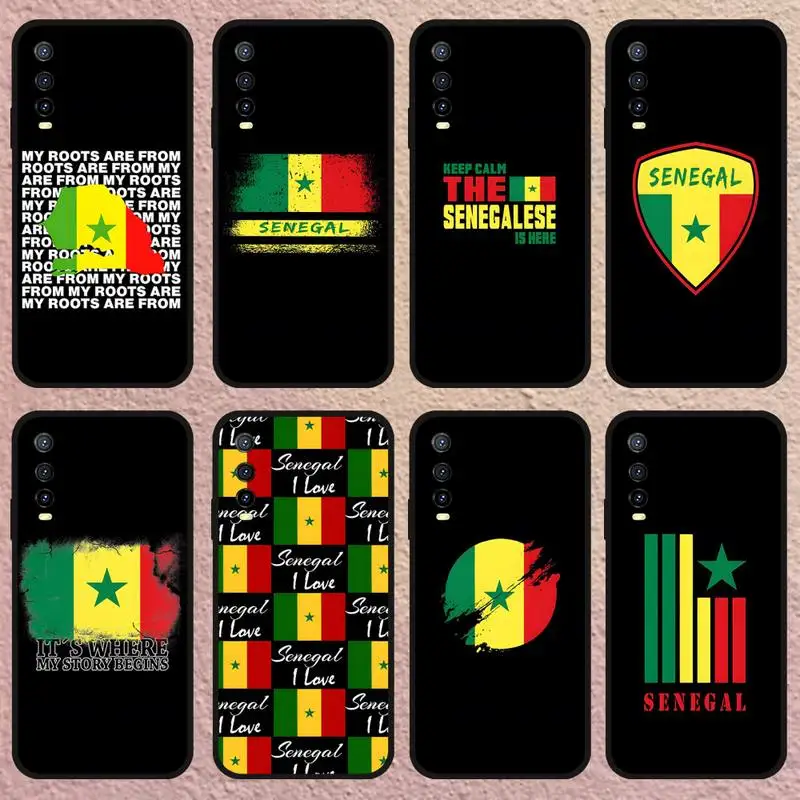 Флаг Сенегала для Vivo Y95 Y93 Y91 Y85 Y75 Y20 Y21 V19 V15 V17 Pro X60 Nex, черный мягкий силиконовый чехол