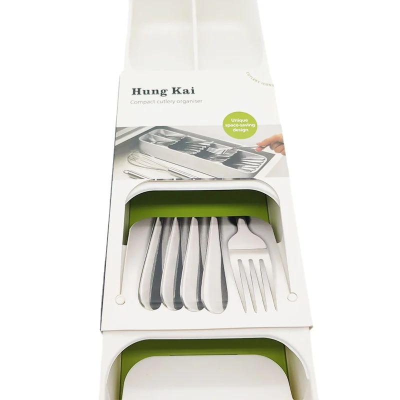 

18L Drawer Storage Box European Kitchen Cutlery Storage Box Plastic Living Room Storage Box Kitchen Essential Tools