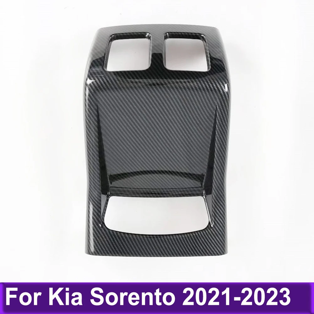 

Interior Accessories For Kia Sorento 2021 2022 2023 Armrest Rear Air Conditonnal Vent Outlet Cover Trim Decoration frame