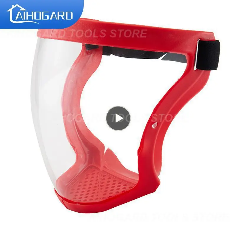 

Transparent Full Face Shield Splash-proof WindProof Anti-fog Mask Safety Glasses Protection Unisex Eye Face Mask Head Cover