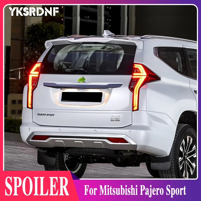 

Подходит для Mitsubishi Pajero Sport ABS пластиковая фотосессия для Mitsubishi Pajero спойлер 2016 2017 2018 2019 2020