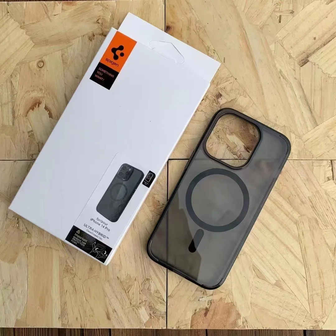 Фото Ультрагибридный Магнитный чехол Spigen работает с IPhone 14, 13, 12 Pro Max, полный диапазон работы с чехлом IPhone 14 Plus №3
