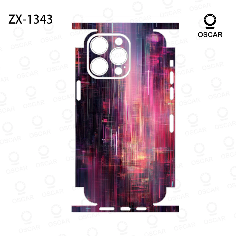 Фото Защитная пленка OscarSkinZ Wrap для iPhone 17, 16 Pro Max, 15, 14 Plus, 13, 12 Mini, наклейка на заднюю панель, защитная пленка для боковых рамок и задней панели №3