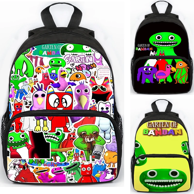 

Games Garten Of Banban School Backpack for Kids Boys Girl Bookbag Children Backpacks Large Capacipy Schoolbag Travel Bag Mochila