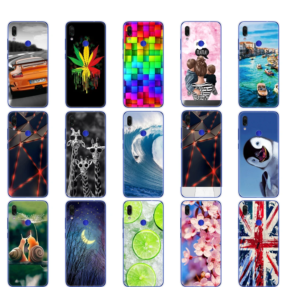 Чехол для Xiaomi Mi Play силиконовая задняя крышка MiPlay чехол с рисунком кошки на чехлы