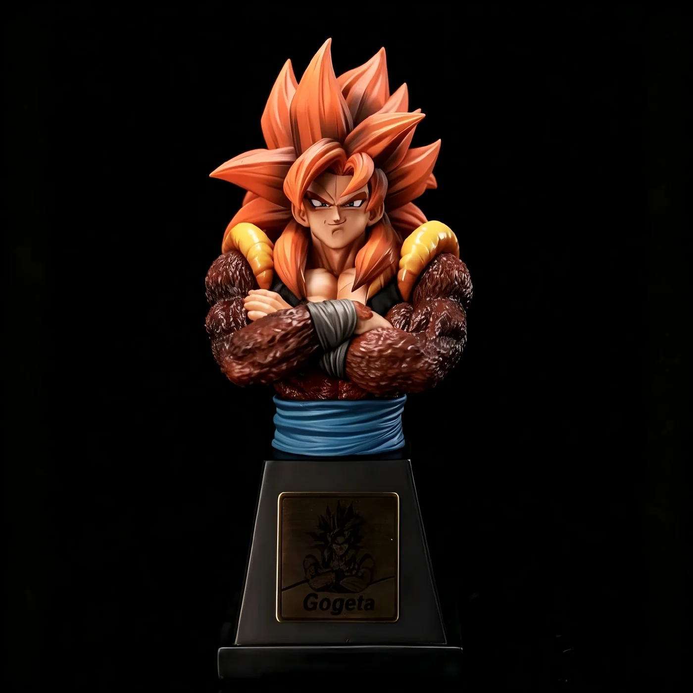 Фото YS Studio Dragon Ball Super Saiyan 4 Гогета с заменяемым бюстом, аниме-фигурка, 32 см, коллекционная модель из ПВХ, игрушка, подарок №4
