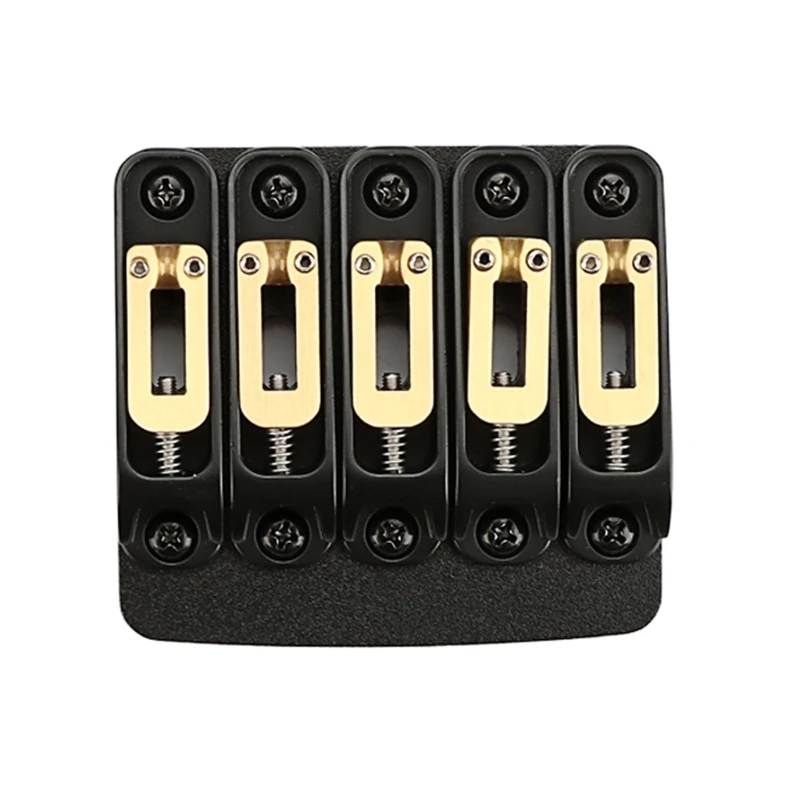 

5-струнный Электрический бас-мост, черный седловой мост, струны для гитары