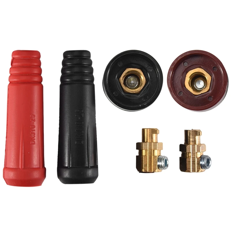 4 шт. сварочный кабель TIG набор разъемов для панели Dinse Style DKJ10-25 и DKZ10-25 аксессуары
