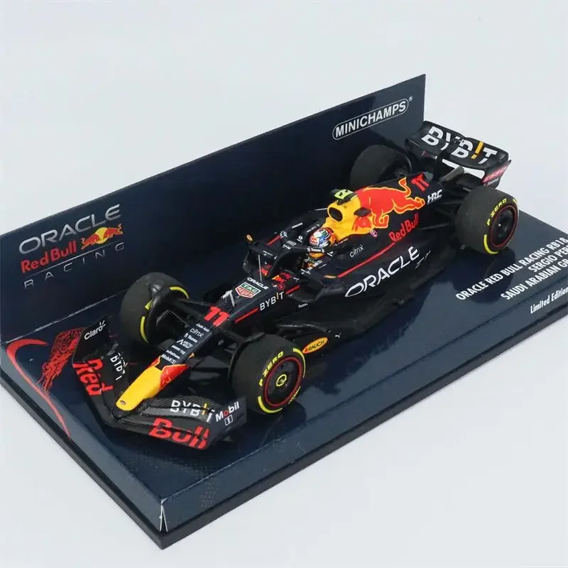 МИНОЧАМПС 1:43 2022 F1 RB18 No1 Макс. # 11. S.PEREZ Саудовская Аравия ГП гоночная модель