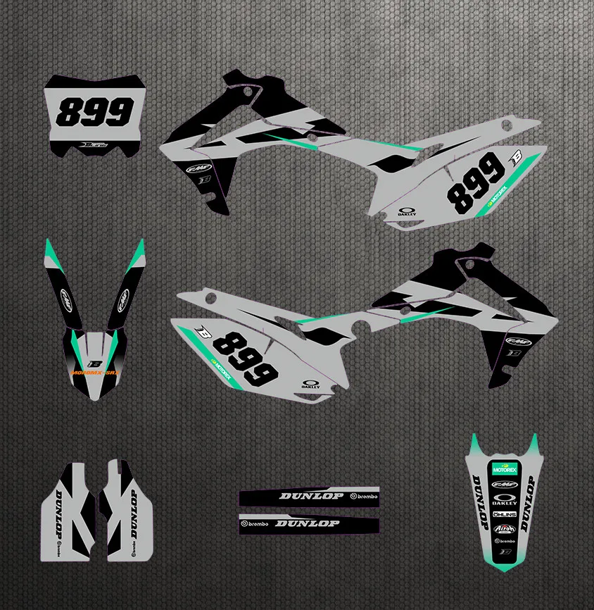 6 стилей наклейки для мотокросса 3 м графические HONDA CRF450 CRF450R 2013 2014 2015 2016 Honda CRF250R 2017 |