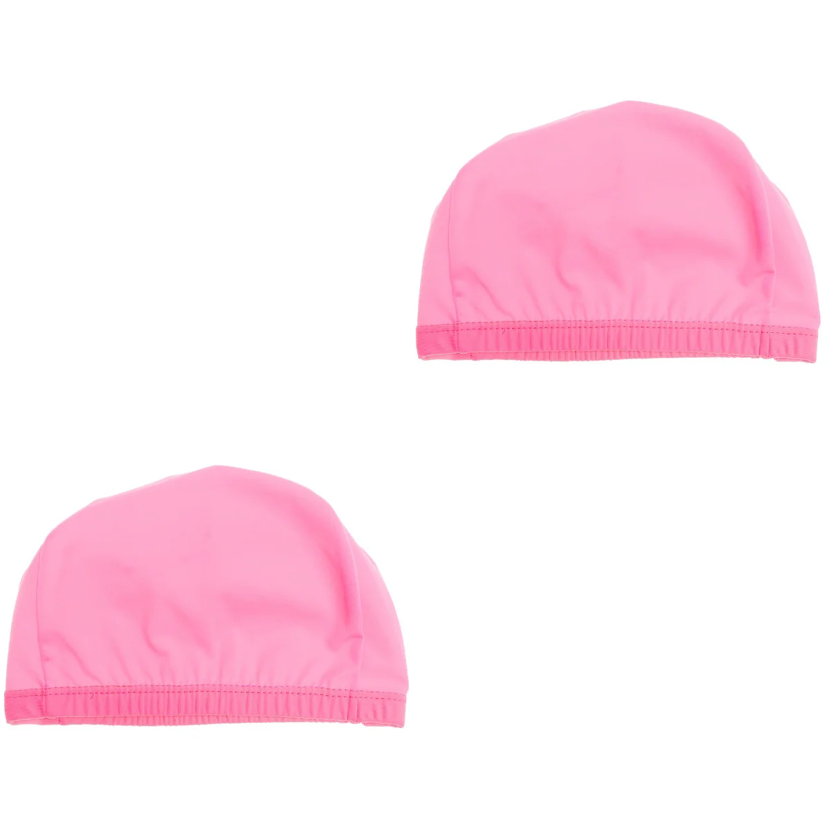 

2x Swimming Caps for Men Swimming Pool Hat Adult Swimming Hat Swim Turban Silicone Water Resistant Swim Hat