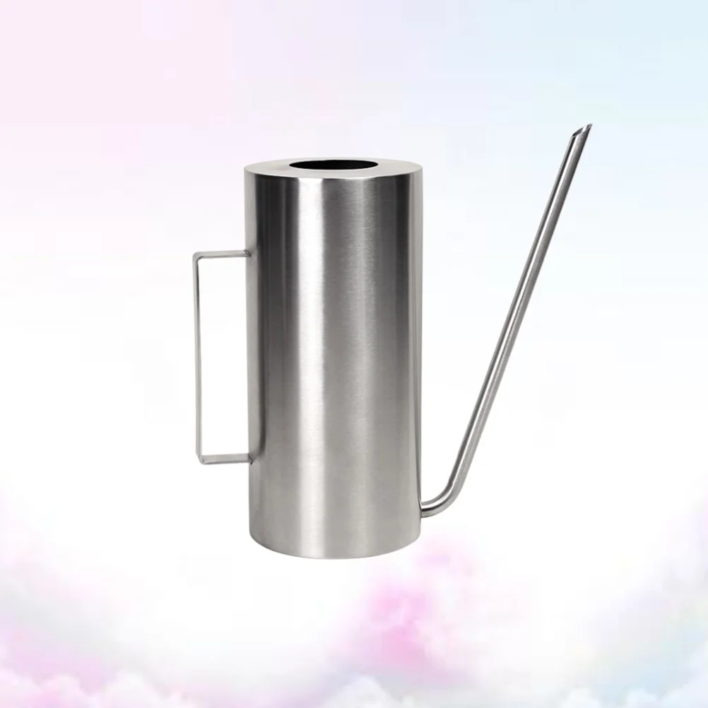 

1PC Watering Pot Stainless Steel Watering Can Succulent Potted Plants Watering Pot Portable Garden Sprinkled Kettle Sturdy