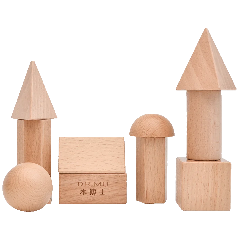 Продажа Сумка для загадок Монтессори, деревянные сенсорные игрушки, предметы, геометрические формы, натуральное дерево, Массив дерева, 3 года