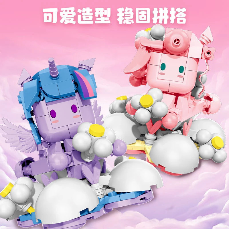 Конструктор TOPTOY My Little Pony Twilight Sparkle Rainbow DashPinkamena Diane Pie
