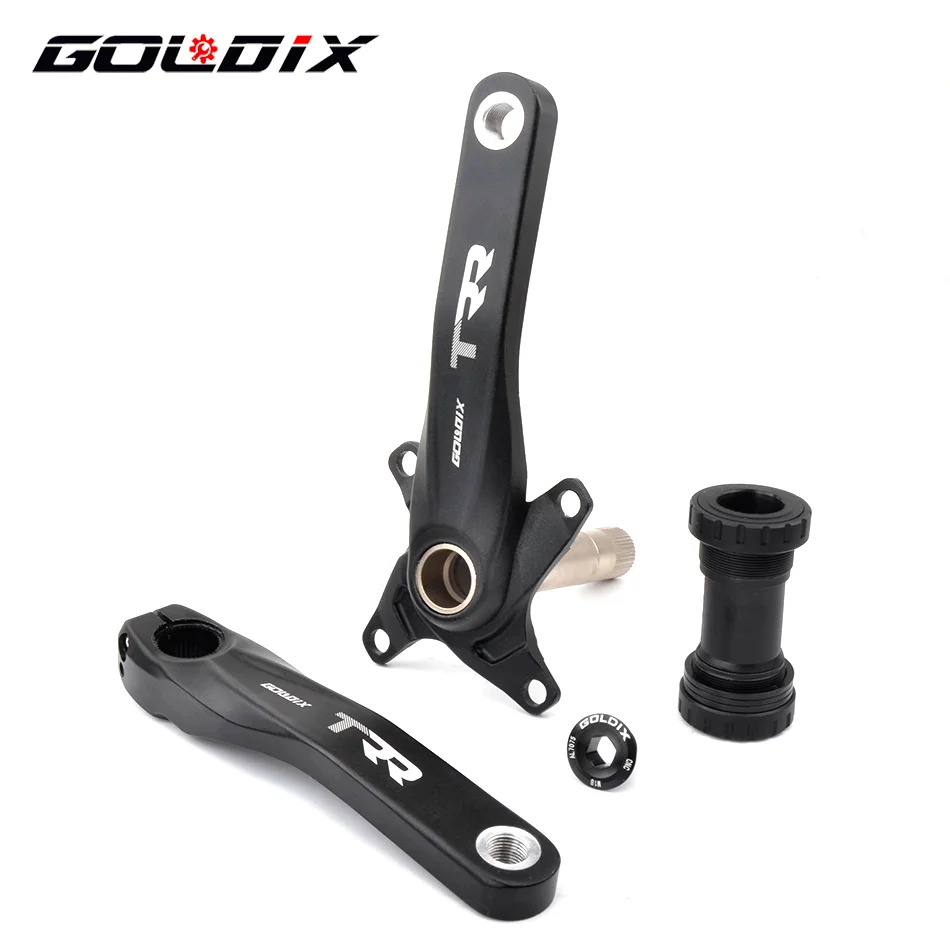 

GOLDIX Wide Narrow Tooth Sprocket Mtb Crankset 170mm/175mm Bicycle Chainring for SRAM/SHIMANO Deore Bike Crankset Bike Parts