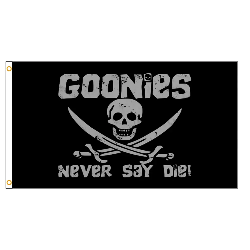 90x150 см 3x5FTS Never Say Die Goonies Пиратский флаг Веселый Роджер