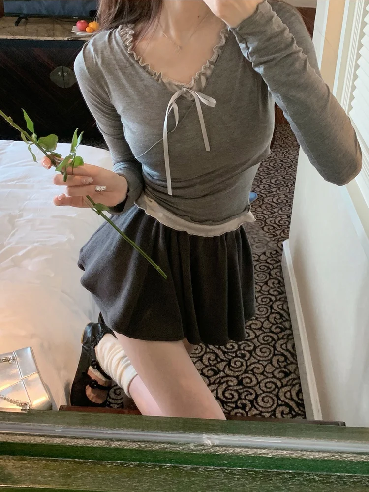 

Коллекция 2023 года, комплект из 3 предметов, Woan, повседневный Sli жилет + однотонные сексуальные топы + ini юбка, модный костюм Feale