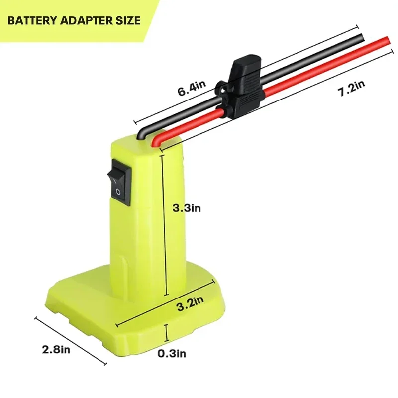 Адаптер для аккумулятора Ryobi 18В