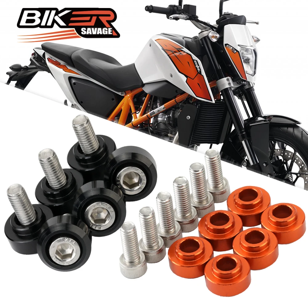 

Front Fender Frame Fairing Bolts For 690 DUKE R 990 SUPUER Duke SUPERMOTO SMT 1190 RC8 Motorcycle Parts Body Mount Nuts Screws