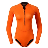 2mm freedive long sleeve wetsuit with pants for sexy lady