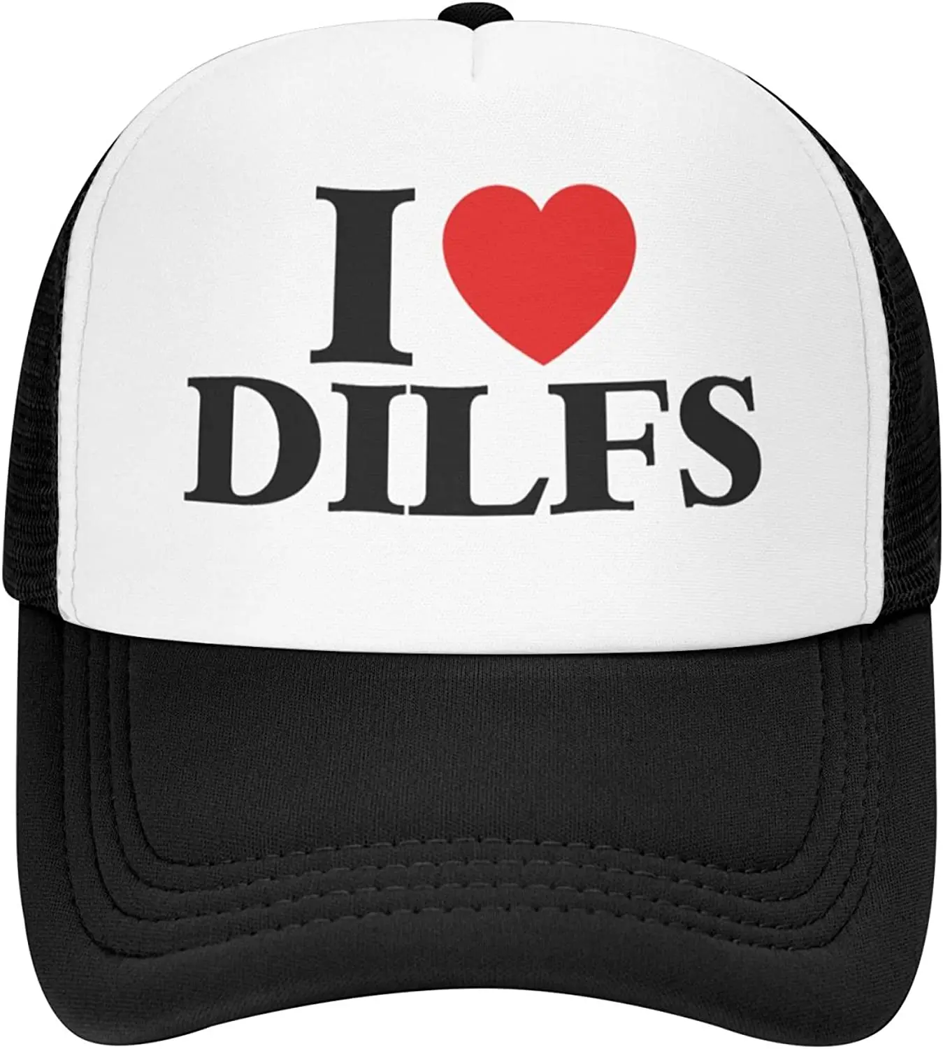 

Бейсболка I Love Dilfs для мужчин и женщин, регулируемая легкая дышащая Кепка, с сеточкой