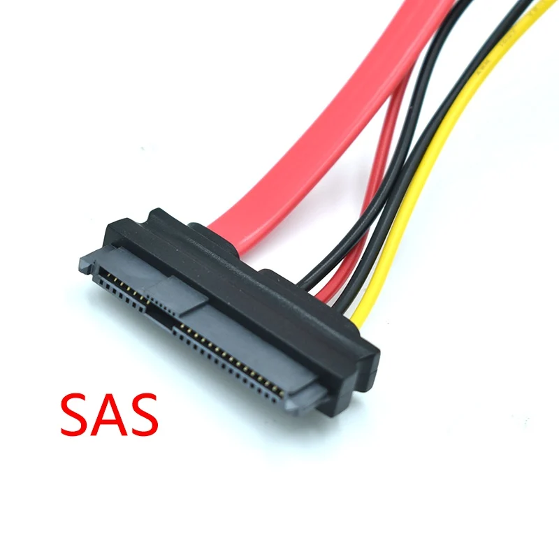 30 см/50 см SFF-8482 SAS 29-контактный удлинительный кабель для жесткого диска SATA