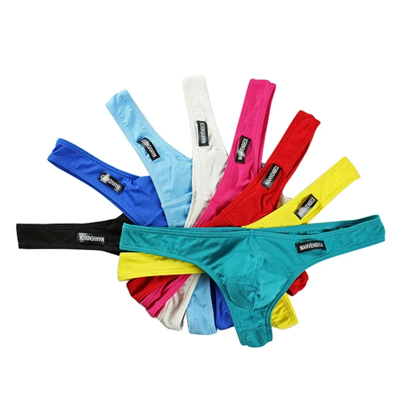 

8 шт./упаковка, мужские хлопковые трусы-стринги
