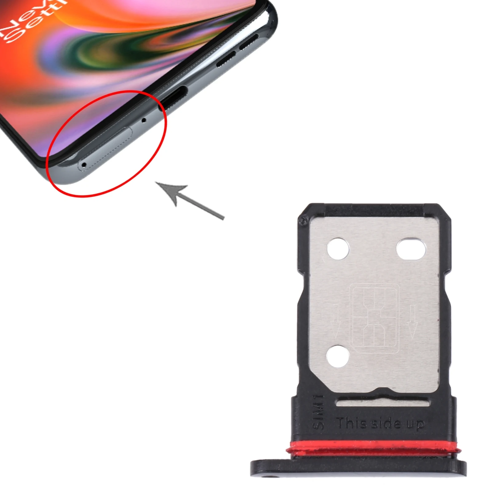 

For OnePlus Nord 2 5G DN2101 / DN2103 SIM Card Tray + SIM Card Tray