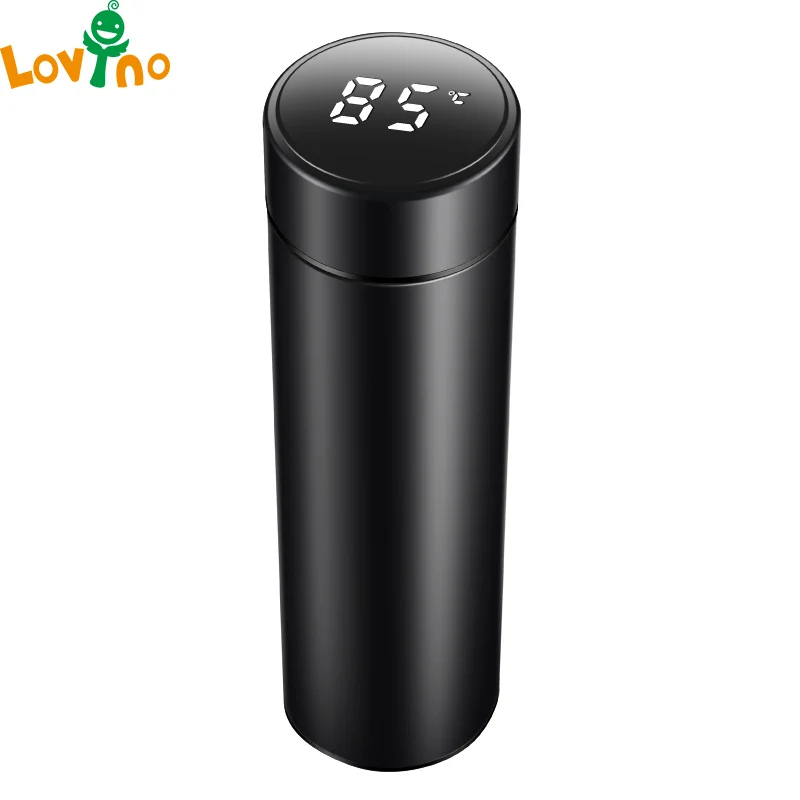 

Smart Insulation Cup Water Bottle Led Digital Temperature Display Stainless Steel Thermal Mugs Intelligent Insulation Cups 500ML
