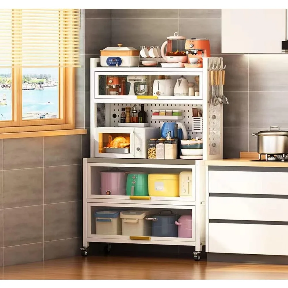 Кухонный шкаф для хранения буфет кофейник стойка микроволновой печи шкафы без