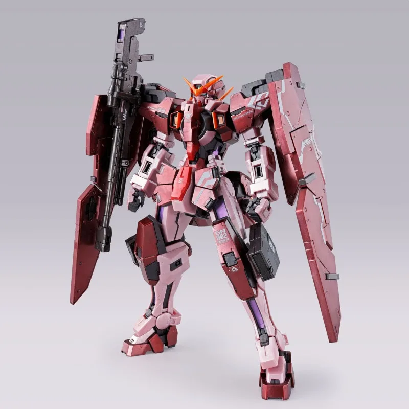 Фото BANDAI PB MG 1/100 GN-002 GUNDAM DYNAMES-красные фигурки TRANS-AM MODE Мобильный костюм с металлическим блеском Gundam 00 Аниме №2