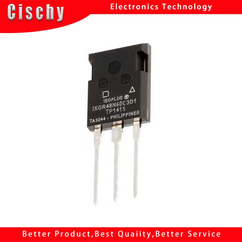 5 шт./лот IXGR48N60C3D1 или IXGR48N60B3D1 IXGR48N60B3 IXGR48N60 ISOPLUS247 48A 600V мощный IGBT изолированные Tab |
