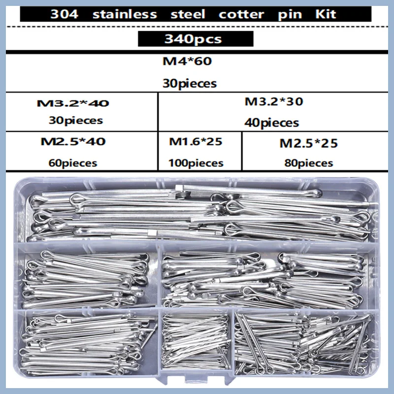 Пружинный зажим для штифта в комплекте Шпилька трактора позиционирующий шпильки