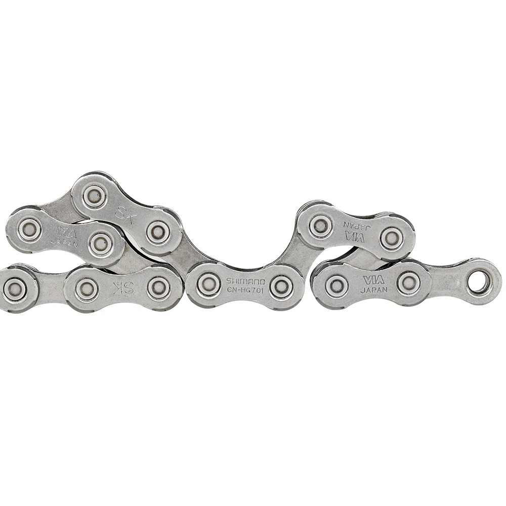 SHIMANO 11-скоростная велосипедная цепь CN-HG701 116 звеньев 11 В MTB HYPERGLIDE SIL-TEC детали для