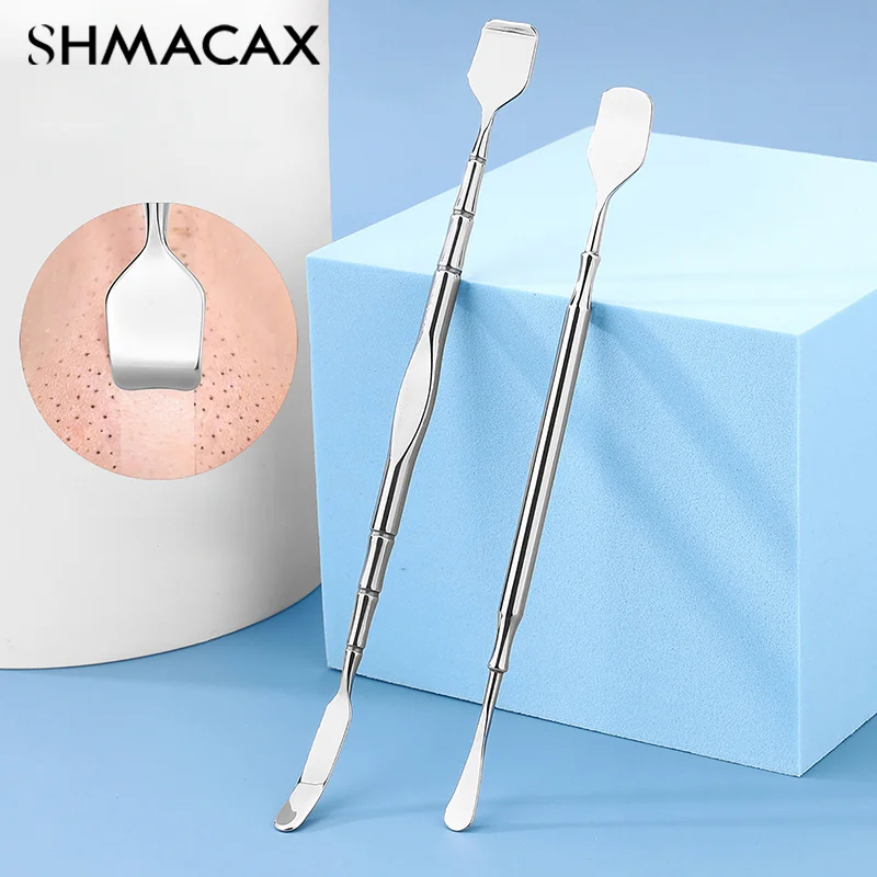 Двустороннее средство для удаления черных точек шпатель носа очистки пор