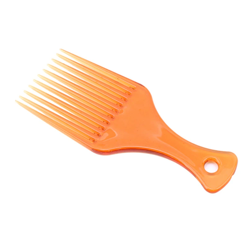 

Wide Teeth Brush Pick Comb Fork Hairbrush For Curly Afro Hair Styling Tools