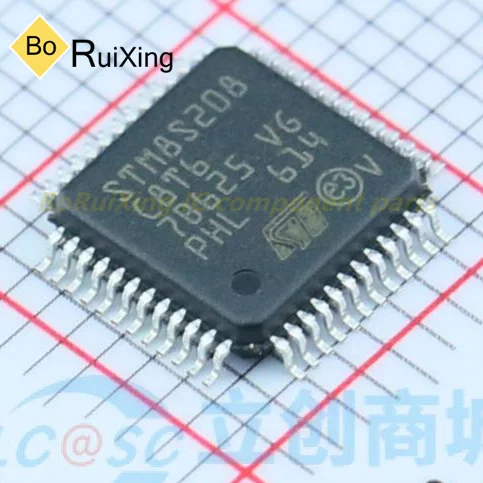 

10 шт./партия, новые оригинальные товары, модели STM8S208C6T6 STM8S208C8T6 STM8S208CBT6 STM8S208R6T6 stm8s208t6
